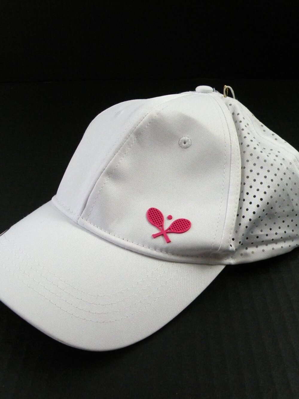 NWT Tommy Bahama Women's Hat. Pink and White. Women's Fit. Tennis